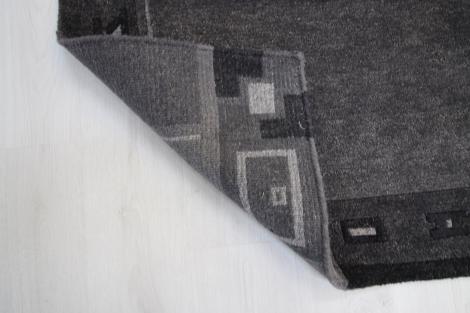 Preview: Nepal Indien schwarz grau 180 x 120 cm